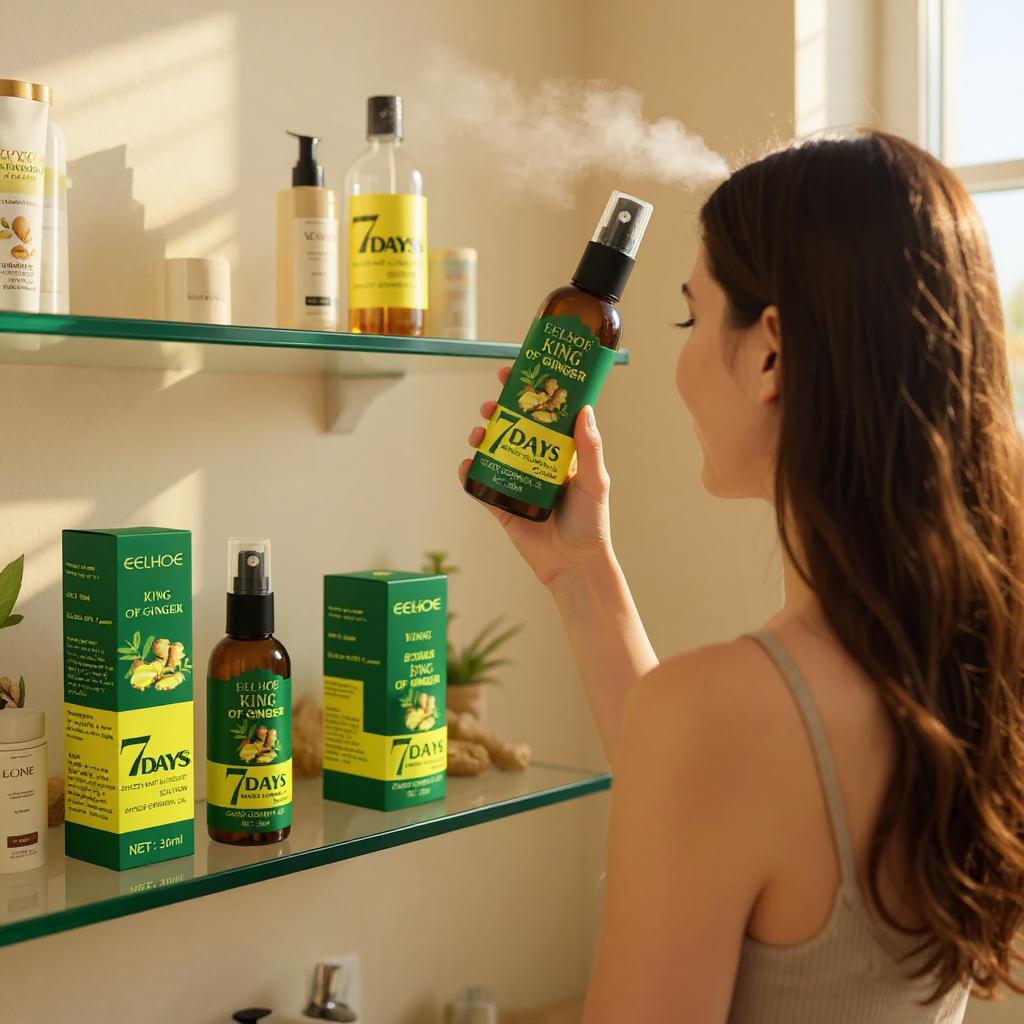 Ginger Hair Serum Spray
