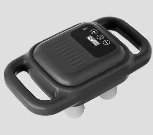 Deep High-Frequency Vibration Muscle Massage Gun black top view