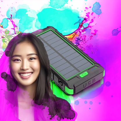 Solar Powered Portable Bank 20000mAh Charger