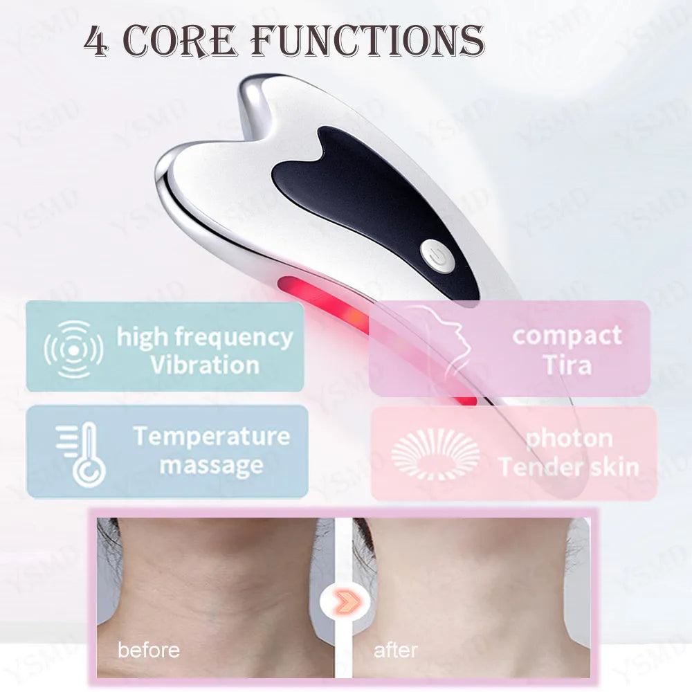 Skin Scraping Electric Face Massager Modes