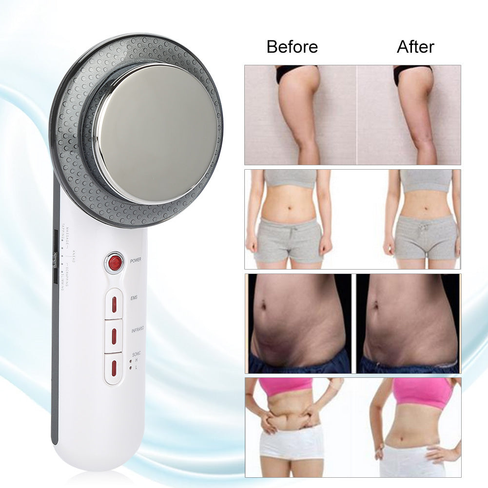 Ultrasound Body Fat Remover and  Massager before and after images