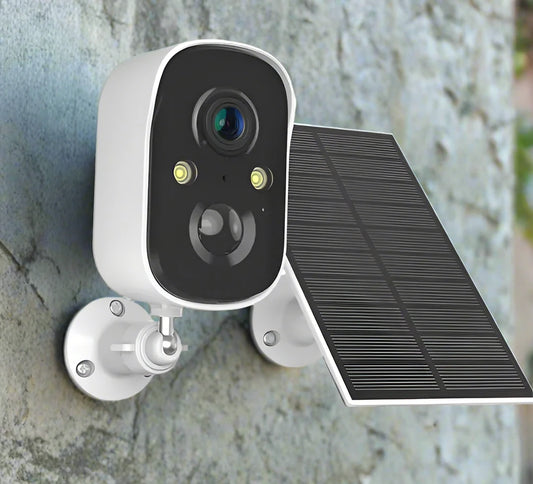 Wireless Monitoring Solar Camera wall
